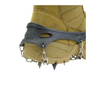 アイゼン 登山用具 ゴムバンド 13本爪 シュタイクアイゼン 収納袋付き
