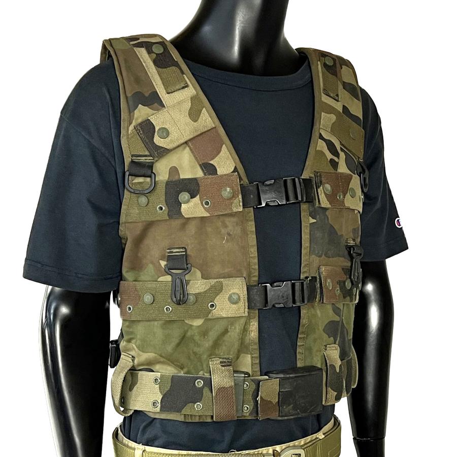 フランス軍放出品 アサルトベスト CCEカモ [ 難あり ] 仏軍 CCE迷彩