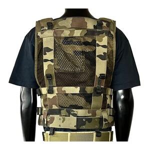 実物　軍払い下げ品　ボディーアーマー　フラグメンテーションベスト　サイズL フランス軍放出品 アサルトベスト CCEカモ [ 難あり ] 仏軍 CCE迷彩