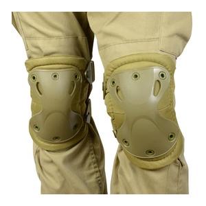 エルボー&ニーパッドセット 保護具 プロテクター 樹脂製パッド [ タン 