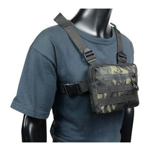 タクティカルチェストバッグ HGUL+BAG FILWHITE 前面ウェビング付き