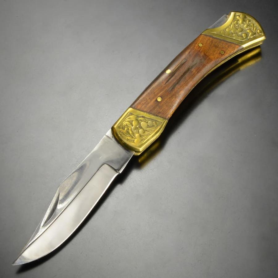 ハンドメイド 折りたたみナイフ 木製ハンドル 装飾ボルスター ハンドメイド 折りたたみナイフ 木製ハンドル 装飾ボルスター
