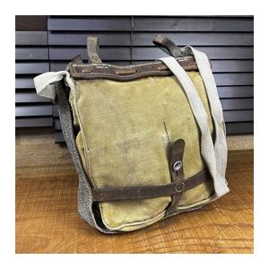 スイス軍放出品 ブレッドバッグ ショルダーストラップ付 キャンバス 