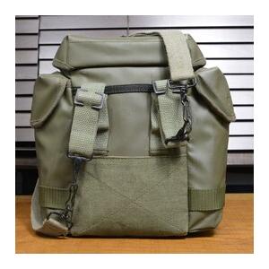 フランス軍放出品 ガスマスクバッグ ANP-VP-F1用 防水 PVC生地 [ 良い