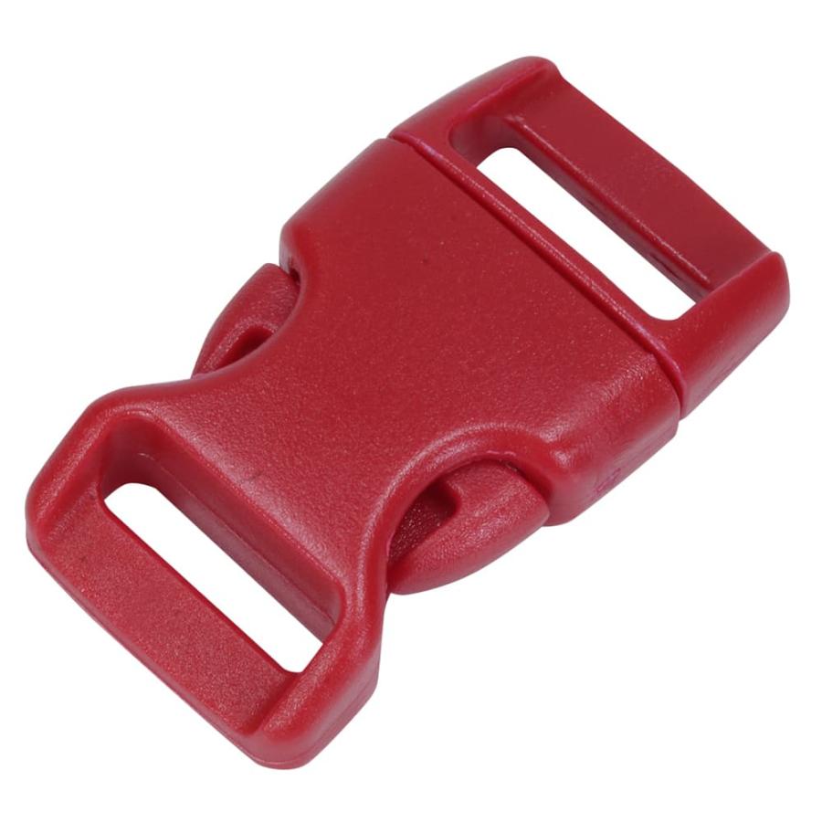サイドリリースバックル 交換用 40×23mm レッド 補修部品 スペアパーツ