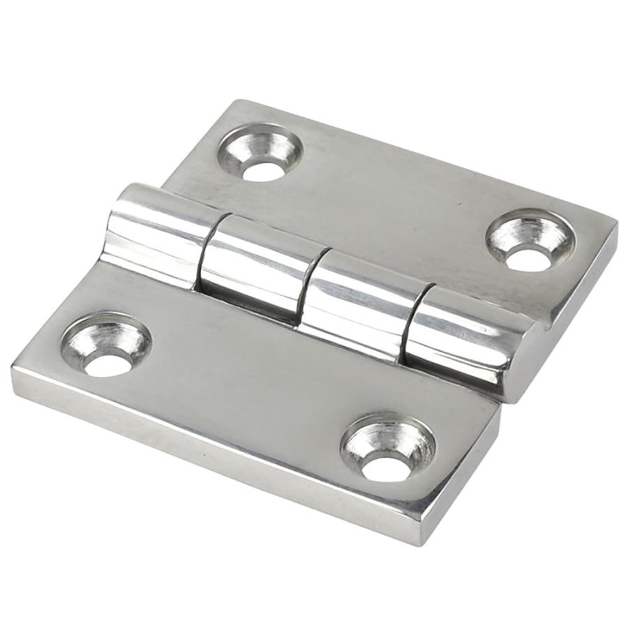 ステンレス厚手ヒンジ 50×50×5mm 平蝶番 耐腐食 ドア 扉 キャンピングカー用品 : ミリタリーショップ レプズギア - 通販 ...
