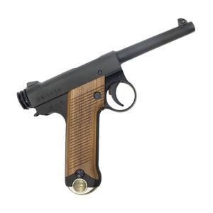 ほぼ未使用！マルシン工業　南部十四年式　6mmガスブロ　ブラックHW　高級木グリ マルシン工業 マルシン 南部14年式 前期型 木製グリップ HW ブラック