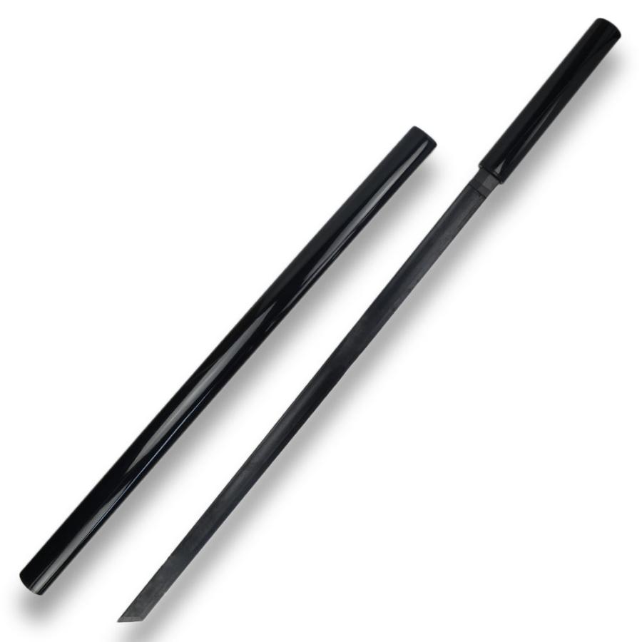 トレーニングソード 直刀 コスプレ用 軽量模造刀 全長100cm ブラック