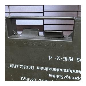 ドイツ軍放出品 手榴弾ケース OD 10発収納可能 [ 可 ] 手榴弾箱