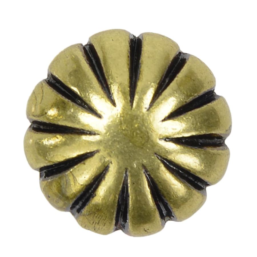 コンチョ 真鍮 菊型 12mm 小物用金具 : ミリタリーショップ レプズギア - 通販 - Yahoo!ショッピング