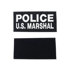 ミリタリーパッチ POLICE US MARSHAL ベルクロパネル LE系