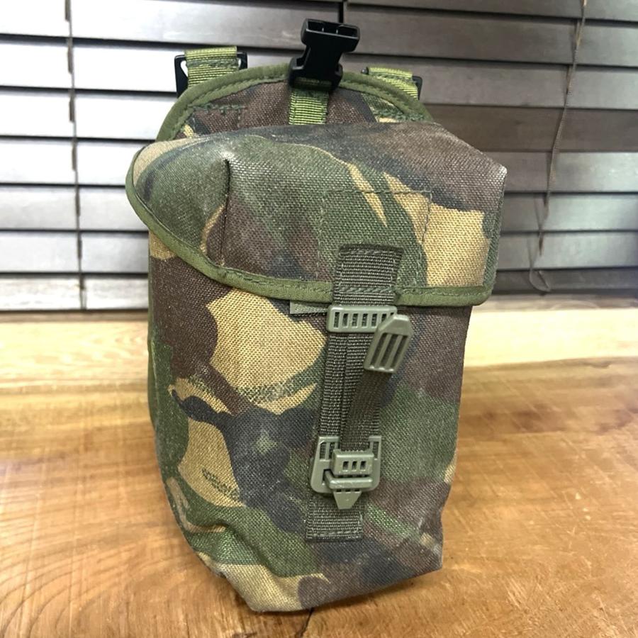 イギリス軍放出品 ユーティリティポーチ DPM迷彩 PLCE装備 バックル