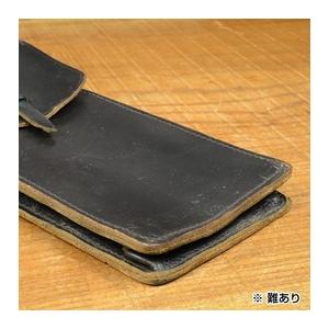 フランス軍放出品 マガジンポーチ MAT49 32発マガジン用 レザー製