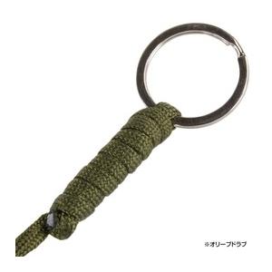 パラコードキーホルダー 猿玉 鉄球入り [ ブラック ] モンキー