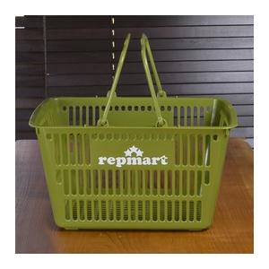 レプマート バスケット 11L 買い物かご ショップオリジナル [ オリーブ