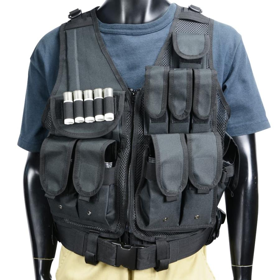 LME メッシュベスト タクティカルベスト マグポーチパネル2枚付 LME