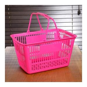 買い物カゴ 11L スモールサイズ ショッピングバスケット [ ピンク ] 11
