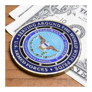 チャレンジコイン 紋章 アメリカ五軍 国防総省 記念メダル Challenge