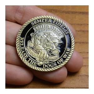 チャレンジコイン アメリカ海兵隊 Release The Dogs Of War 記念メダル