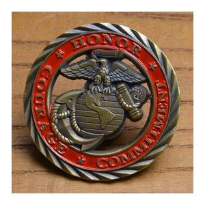 チャレンジコイン 紋章 アメリカ海兵隊 記念メダル Challenge Coin