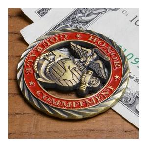 チャレンジコイン 紋章 アメリカ海兵隊 記念メダル Challenge Coin