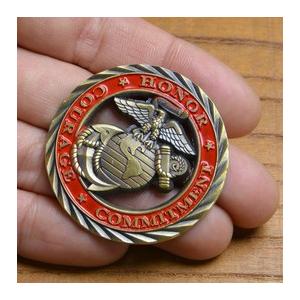 米海兵隊チャレンジ／Marine Corps Challenge Coin Amazon.co.jp: アメリカ海兵隊員 メタル チャレンジコイン 記念コイン