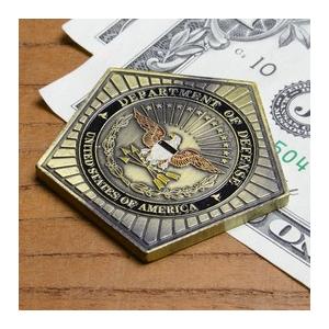 チャレンジコイン 国防総省 紋章 ペンタゴン 記念メダル Challenge