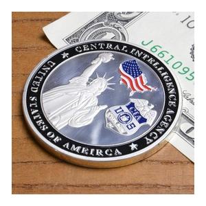 チャレンジコイン 自由の女神 CIA 紋章 白頭鷲 記念メダル Challenge