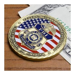 チャレンジコイン FBI 公式紋章 記念メダル Challenge Coin 記念コイン