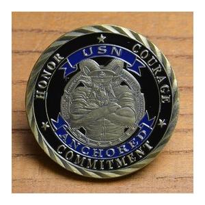 チャレンジコイン 米海軍省 紋章 GOATLOCKER 記念メダル Challenge 