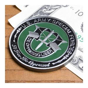 チャレンジコイン 米陸軍特殊部隊 記章 記念メダル Challenge Coin