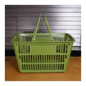 買い物カゴ 11L スモールサイズ ショッピングバスケット [ オリーブ