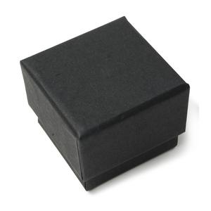 ギフトボックス 貼り箱 5×5×4cm アクセサリーケース [ ブラック / 1個