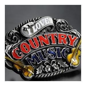 ベルトバックル I LOVE COUNTRY MUSIC 交換用 ベルト用バックルのみ アメリカンバックル BUCKLE メンズ｜revolutjp｜03