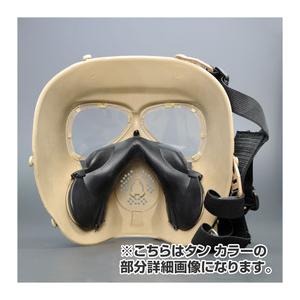 フルフェイスガード 送風ファン付 ガスマスク風 [ オリーブドラブ