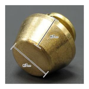 底鋲 真鍮パーツ ネジ式 12mm [ 1個 ] フット スタッズ ブラス レザー