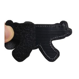 ミリタリーワッペン MP5 サブマシンガン 刺繍 ベルクロ H&K 短機関銃