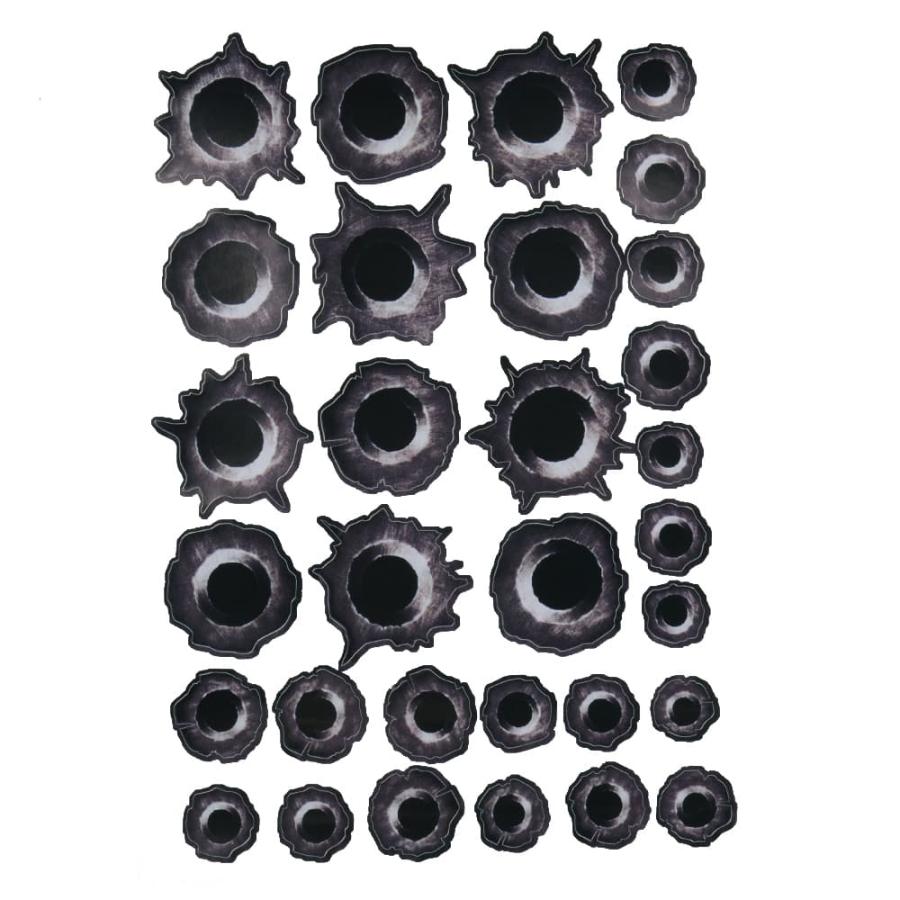 ステッカー 弾痕a 耐水 Pp加工 デカール シール 弾丸 銃痕 防水 ラベルシール Rev ミリタリーショップ レプズギア 通販 Yahoo ショッピング