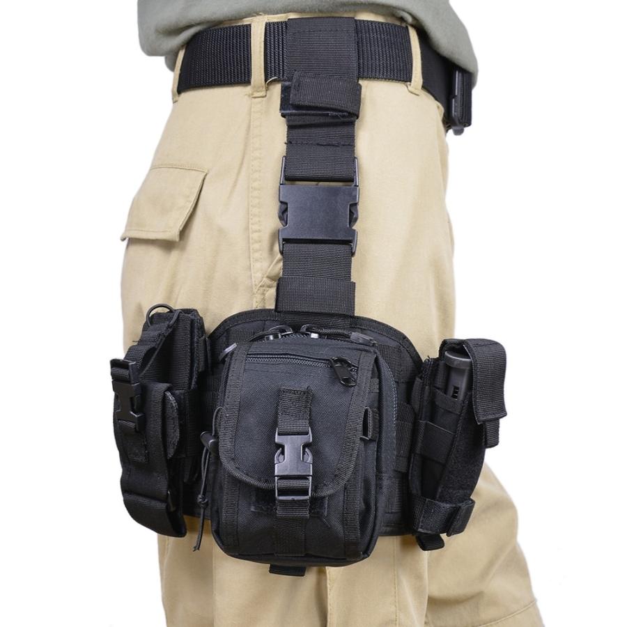 Rothco ミリタリーポーチ ドロップレッグ ユーティリティ ブラック ロスコ レッグポーチ ベルトポーチ Ro ミリタリーショップ レプズギア 通販 Yahoo ショッピング