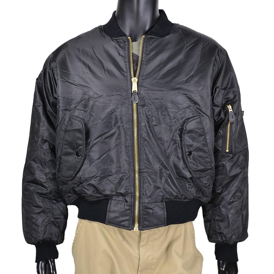 Rothco フライトジャケット MA-1 [ ブラック / XLサイズ ][ro7324xl] ROTHCO（ロスコ） フライトジャケット MA-1 [ ブラック / XLサイズ
