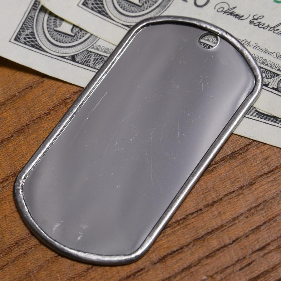 ドッグタグ プレート 鏡面 ステンレス 8381 | ドックタグ 認識票 DOG