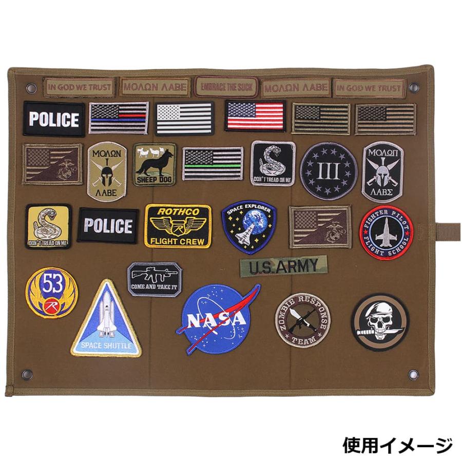 ROTHCO（ロスコ） パッチボード 巻き上げ式 コヨーテブラウン 9010