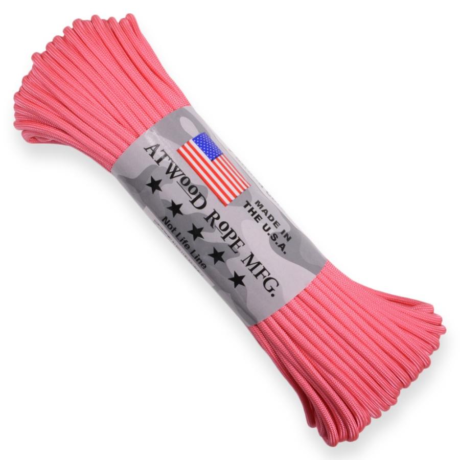 ATWOOD ROPE 550パラコード タイプ3 ピンク [ 30m ] アトウッドロープ