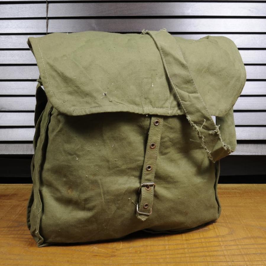 ブルガリア軍放出品 キャンバス製 ショルダーバッグ Bulgarian canvas 