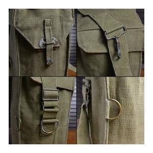 ベルギー軍 実物 M-51 ガスマスクバッグ ベルギー軍放出品 ガスマスクバッグ スリムタイプ M51ガスマスク用