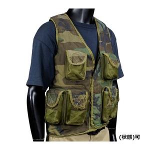 トルコ軍放出品 タクティカルベスト 迷彩 リアポケット付 [ 可 ] 軍