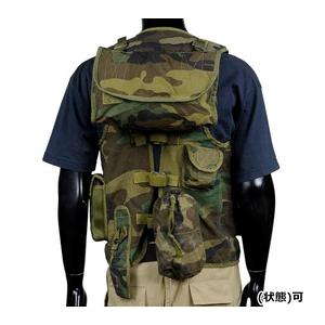 トルコ軍放出品 タクティカルベスト 迷彩 リアポケット付 [ 可 ] 軍