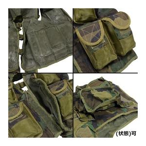 トルコ軍放出品 タクティカルベスト 迷彩 リアポケット付 [ 可 ] 軍