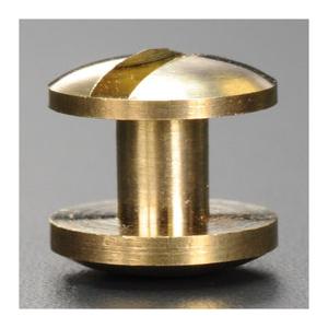 シカゴスクリュー 真鍮 コンチョネジ 穴あき 10mm | 組ネジ コンチョ用