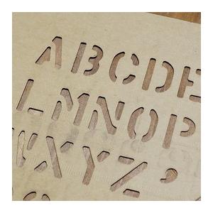 ステンシルシート作成 1インチ 305×165mm 加工日数2〜3営業日